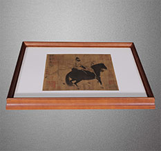 句容书画装裱配框服务案例